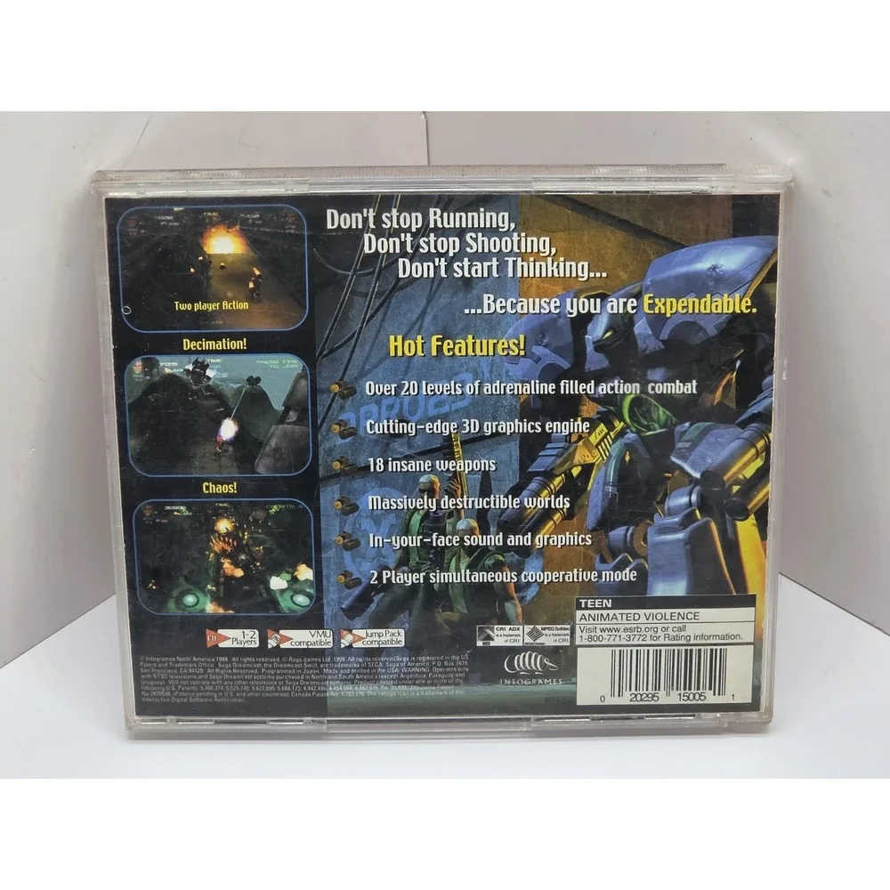 *Complete* Expendable Sega‎ Dreamcast